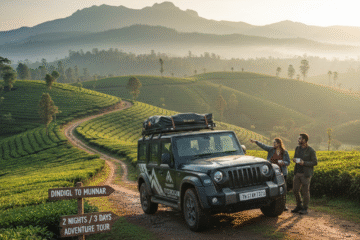 Ultimate Adventure & Pilgrimage: Dindigul to Valparai, Athirappalli & Guruvayoor 3 Nights / 4 Days Mahindra Thar Roxx Tour