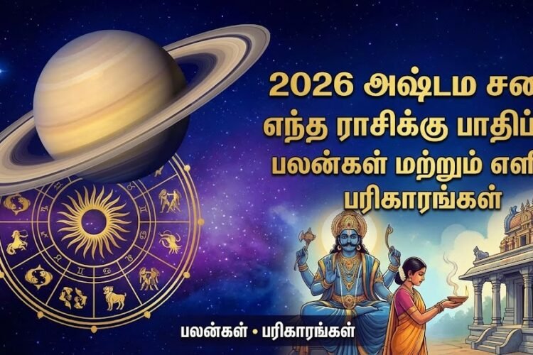 2026 அஷ்டம சனி: எந்த ராசிக்கு பாதிப்பு? பலன்கள் மற்றும் எளிய பரிகாரங்கள்