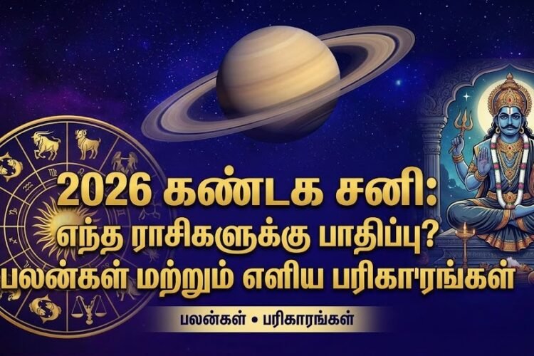 2026 கண்டக சனி: எந்த ராசிகளுக்கு பாதிப்பு? பலன்கள் மற்றும் எளிய பரிகாரங்கள்
