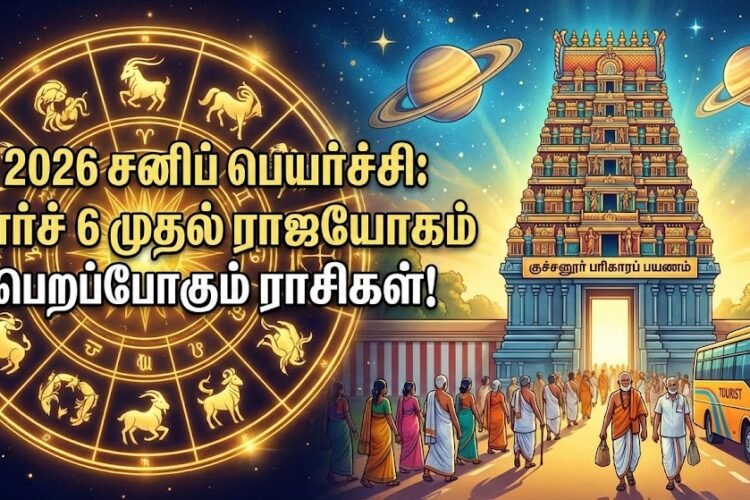 2026 சனிப் பெயர்ச்சி: மார்ச் 6 முதல் ராஜயோகம் பெறப்போகும் ராசிகள்! குச்சனூர் பரிகாரப் பயணம்