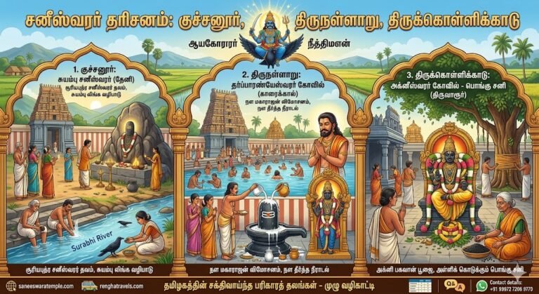 3 Powerful Saneeswara Temples: Kuchanur, Thirunallar & Thirukollikadu Guide 2026
