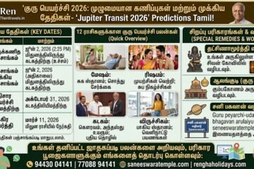 குரு பெயர்ச்சி 2026 முழுமையான கணிப்புகள் மற்றும் முக்கிய தேதிகள்