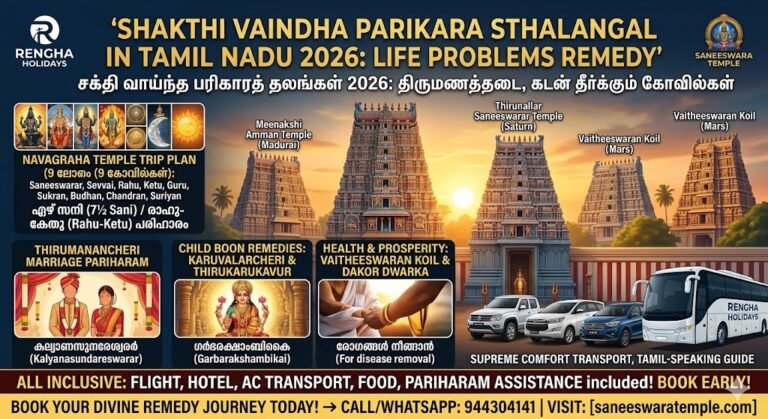 Top 10 Parikara Sthalangal in Tamil Nadu 2026 Remedies for Marriage Debt Health
