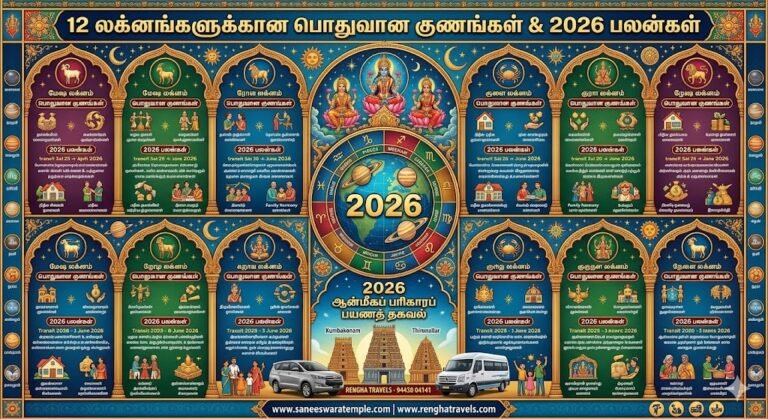 12 Lagnam Characteristics & 2026 Lagna Palangal