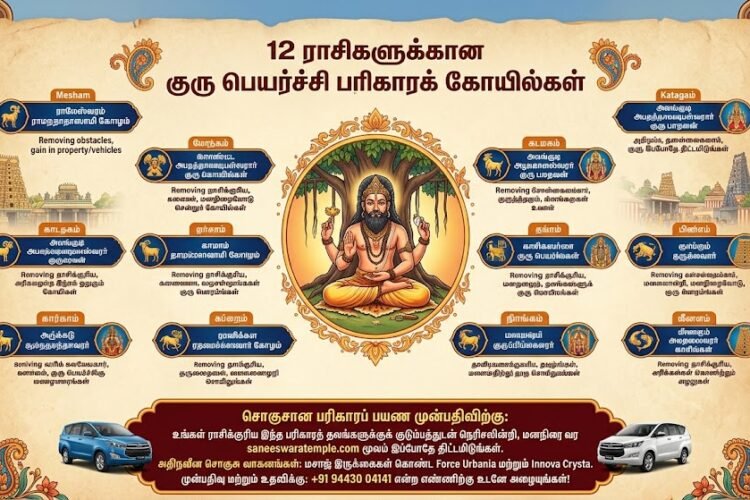 Guru Peyarchi 2026: The Exact Pariharam Temple Your Rasi Must Visit for Success!